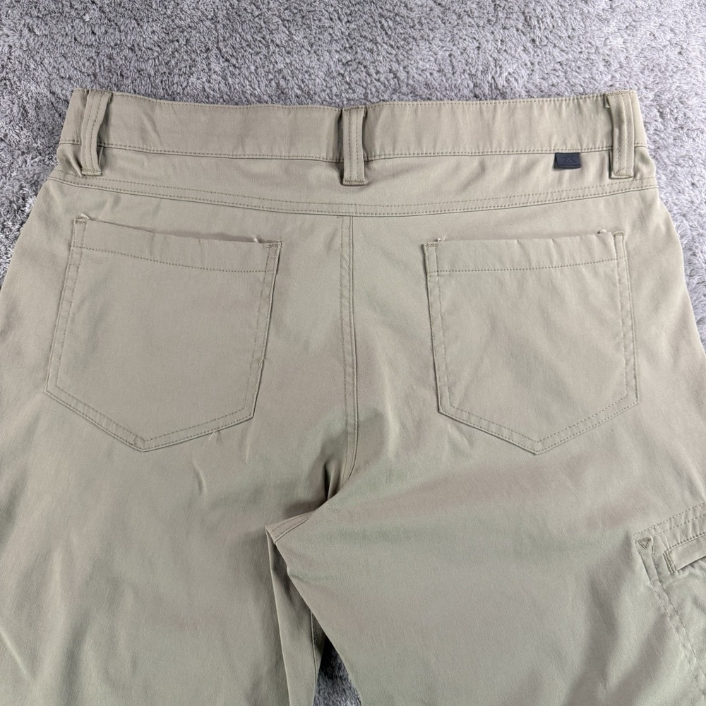 ZeroXposur Travel Series Pants Mens 34x30 Khaki Tan Stretch Cargo Hiking S87040 - Picture 4 of 11